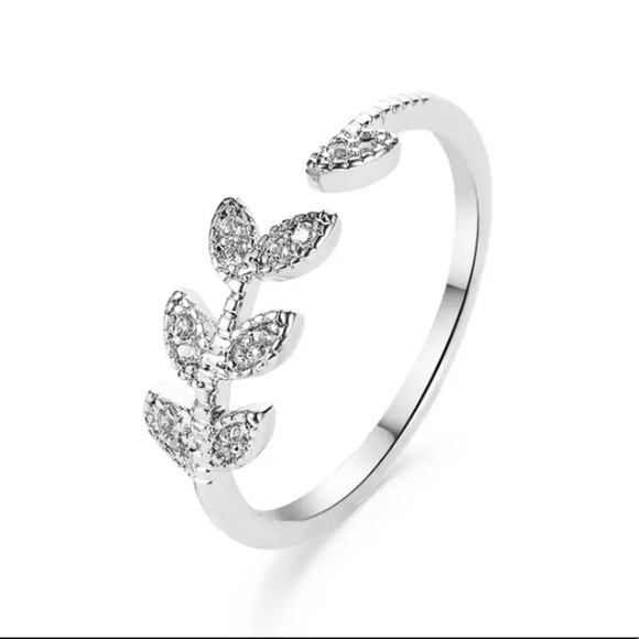 Minimalist Silver Open Adjustable Ring Knuckle - Picture 2 of 6